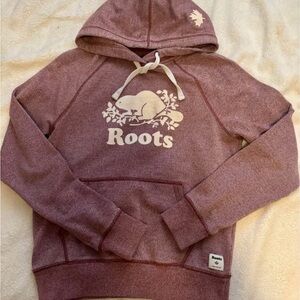 Roots Maroon Hoodie with Beaver Logo